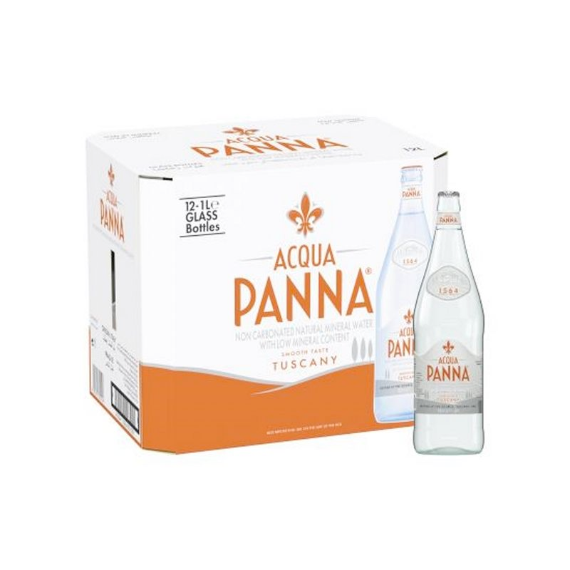 Acqua Panna Water - 12/1L Glass Bottles